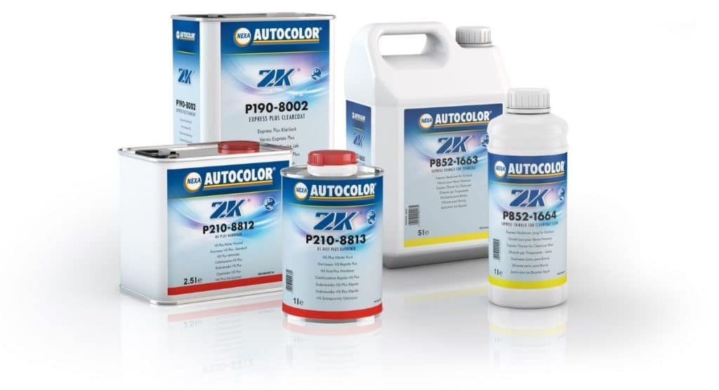 bodegon de pintura para coches de la marca nexa