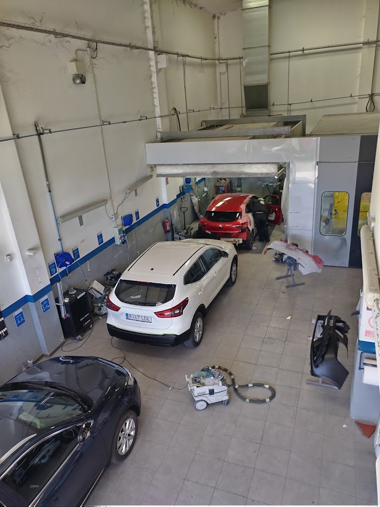 imagen aerea interior taller